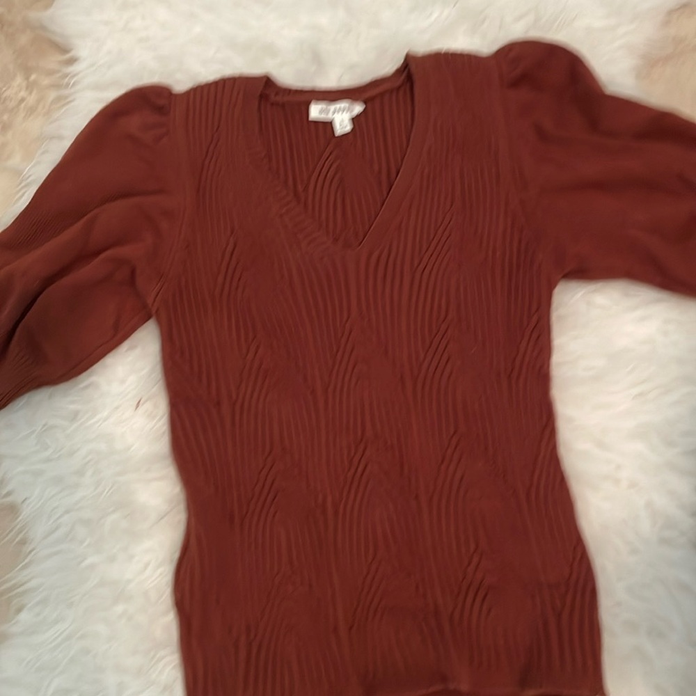 Blu pepper knit top